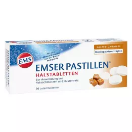 EMSER Pastilles Throat Tablets salted Caramel, 30 pcs