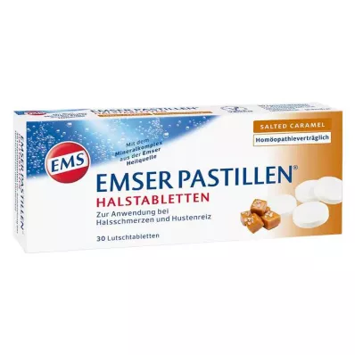 EMSER Pastilles Throat Tablets salted Caramel, 30 pcs EMSER Pastilles Throat Tablets salted Caramel, 30 pcs