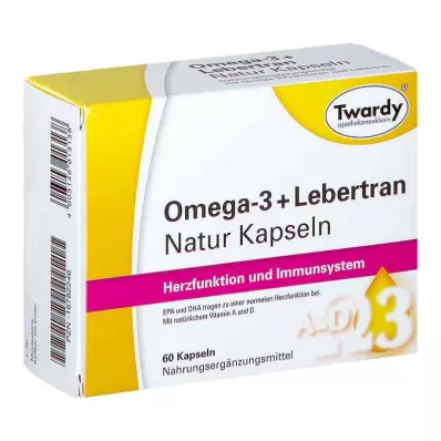 Omega-3 + cod liver oil natural capsules (60 pieces) Omega-3 + cod liver oil natural capsules (60 pieces)