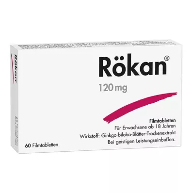 RÖKAN 120 mg film-coated tablets, 60 pcs RÖKAN 120 mg film-coated tablets, 60 pcs