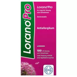LORANOPRO 0.5 mg/ml Oral solution, 100 ml