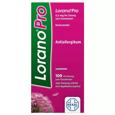 LORANOPRO 0.5 mg/ml Oral solution, 100 ml