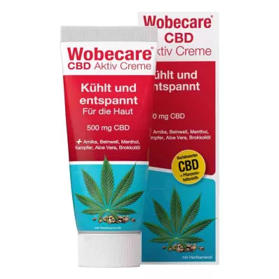 WOBECARE CBD Active cream, 100 ml WOBECARE CBD Active cream, 100 ml