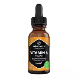 VITAMIN A 500 µg high-dose vegan drops, 50 ml