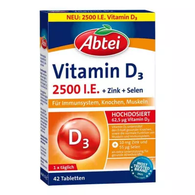 Abbey Vitamin D3 1600 international units Forte Plus (42 pcs)