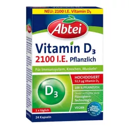 ABTEI Vitamin D3 2100 I.U. vegetarian capsules, 24 pcs