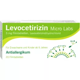 LEVOCETIRIZIN Micro Labs 5 mg film-coated tablets, 20 pcs