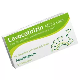 LEVOCETIRIZIN Micro Labs 5 mg film-coated tablets, 20 pcs