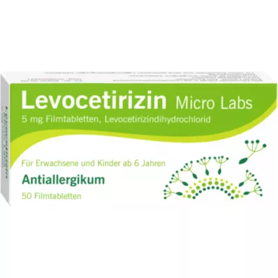 LEVOCETIRIZIN Micro Labs 5 mg film-coated tablets, 50 pcs