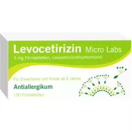 LEVOCETIRIZIN Micro Labs 5 mg film-coated tablets, 100 pcs