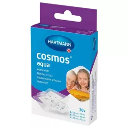 COSMOS aqua plaster strips 3 sizes, 20 pcs