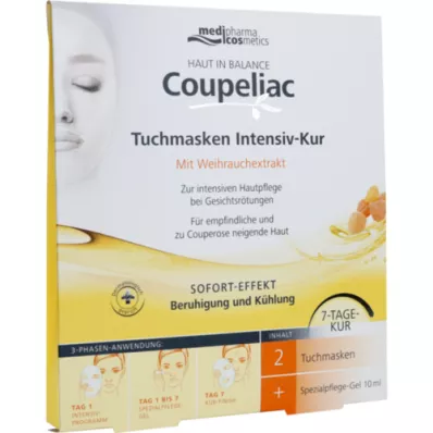 HAUT IN BALANCE Coupeliac Cloth Masks Intensive Treatment, 1 pc
