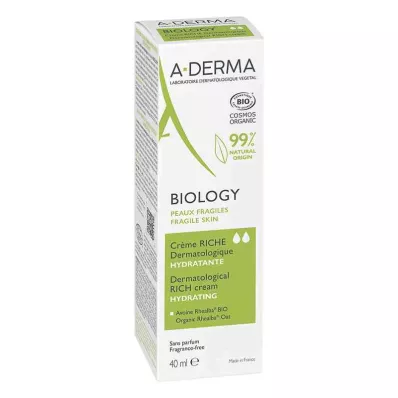 A-Derma Biology moisturizing cream rich (40 ml) A-Derma Biology moisturizing cream rich (40 ml)