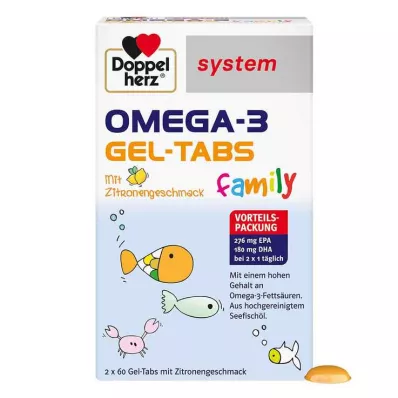 Doppelherz Omega-3 Gel Tabs family system, 120 pieces Doppelherz Omega-3 Gel Tabs family system, 120 pieces