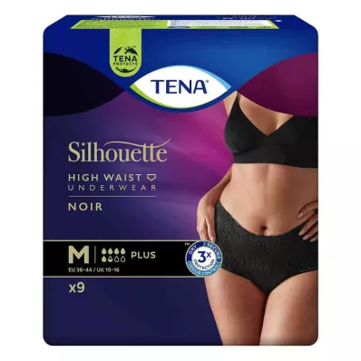 TENA SILHOUETTE plus M noir, 9 pc TENA SILHOUETTE plus M noir, 9 pc