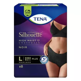TENA SILHOUETTE plus L noir, 8 pc