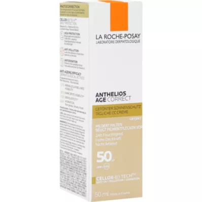 ROCHE-POSAY Anthelios Age Correct tinted cream.LSF 50, 50 ml