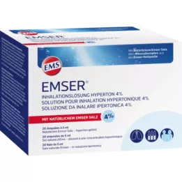 EMSER Inhalation solution hypertonic 4%, 20X5 ml