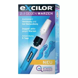 EXCILOR 2in1 against warts combi pack, 1 p