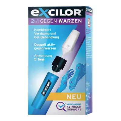 EXCILOR 2in1 against warts combi pack, 1 p