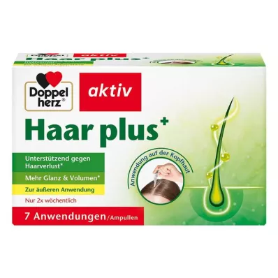 Doppelherz hair plus ampoules, 7 pcs Doppelherz hair plus ampoules, 7 pcs