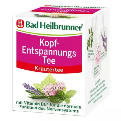 BAD HEILBRUNNER Head Relaxation Tea Filter Bag, 8 pcs