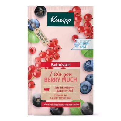 KNEIPP Bath crystals I like you berry much, 60 g KNEIPP Bath crystals I like you berry much, 60 g