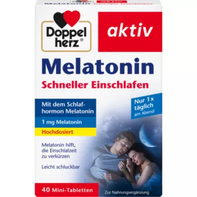 DOPPELHERZ Melatonin tablets, 40 pcs