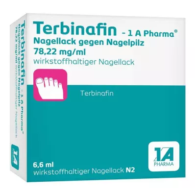 TERBINAFIN-1A Pharma Nagell.g.Nagelpilz 78.22mg/ml, 6.6 ml TERBINAFIN-1A Pharma Nagell.g.Nagelpilz 78.22mg/ml, 6.6 ml