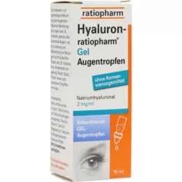 HYALURON-RATIOPHARM Gel eye drops, 10 ml