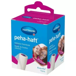 PEHA-HAFT Fixation bandage latex-free 6 cmx4 m OTC, 1 pc