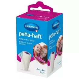 PEHA-HAFT Fixation bandage latex-free 8 cmx4 m OTC, 1 pc