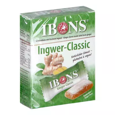 Ibons Ginger Classic Box chewy sweets (60 g) Ibons Ginger Classic Box chewy sweets (60 g)