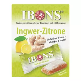 IBONS Ginger Lemon Box chewy sweets, 60 g