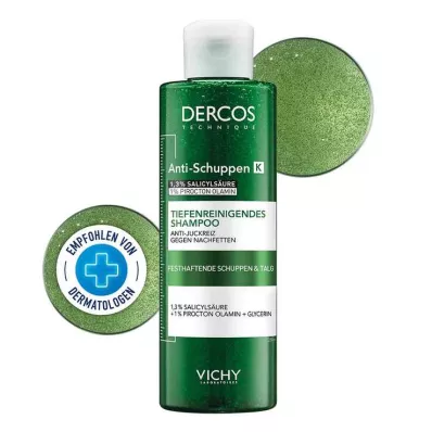 VICHY DERCOS Anti-Dandruff K Pump Solution, 250 ml VICHY DERCOS Anti-Dandruff K Pump Solution, 250 ml