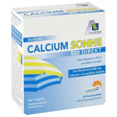 CALCIUM SONNE 500 Direct portion sticks, 30 pcs