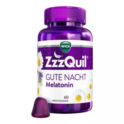 WICK ZzzQuil Good Night Soft Rubbers, 60 pcs WICK ZzzQuil Good Night Soft Rubbers, 60 pcs