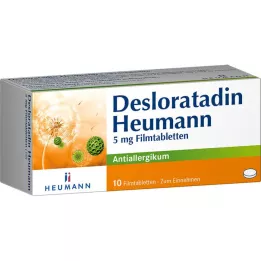 DESLORATADIN Heumann 5 mg film-coated tablets, 10 pcs