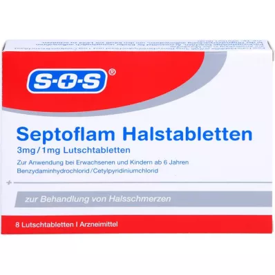 SEPTOFLAM Throat lozenges, 8 pcs