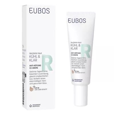 Eubos Cool & Clear Anti-Redness CC Cream LSF 50, 30 ml Eubos Cool & Clear Anti-Redness CC Cream LSF 50, 30 ml