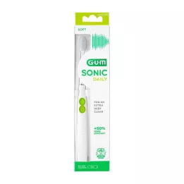 GUM SONIC DAILY Sonic toothbrush white, 1 pc