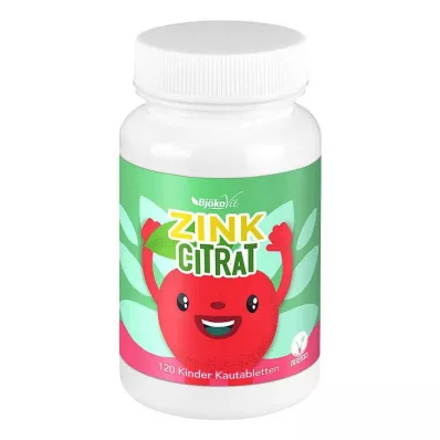 ZINKCITRAT Childrens chewable tablets vegan, 120 pcs