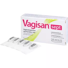 VAGISAN sept vaginal suppositories with povidone-iodine, 5 pcs