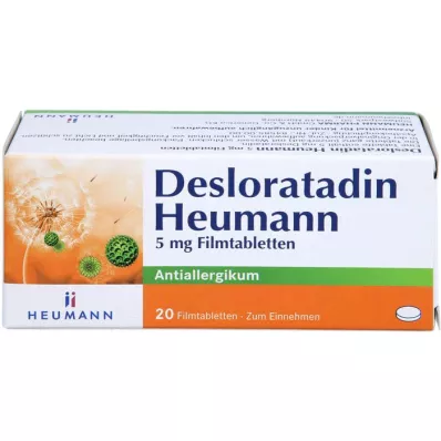 DESLORATADIN Heumann 5 mg film-coated tablets, 20 pcs