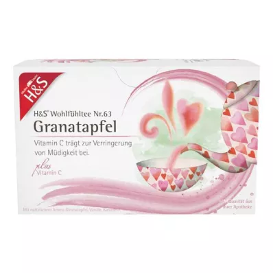 H&S Pomegranate with vitamin C filter sachet, 20X2 g H&S Pomegranate with vitamin C filter sachet, 20X2 g