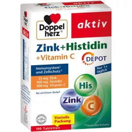DOPPELHERZ Zinc+Histidine Depot Tablets active, 100 pcs