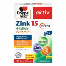 DOPPELHERZ Zinc+Histidine Depot Tablets active, 100 pcs