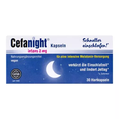 CEFANIGHT intensive 2 mg hard capsules, 30 pcs