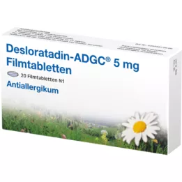 DESLORATADIN ADGC 5 mg film-coated tablets, 20 pcs