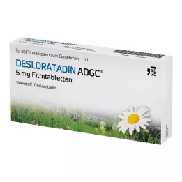 DESLORATADIN ADGC 5 mg film-coated tablets, 20 pcs